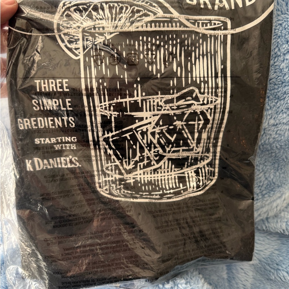 Jack Daniels Black and White Graphic T-Shirt